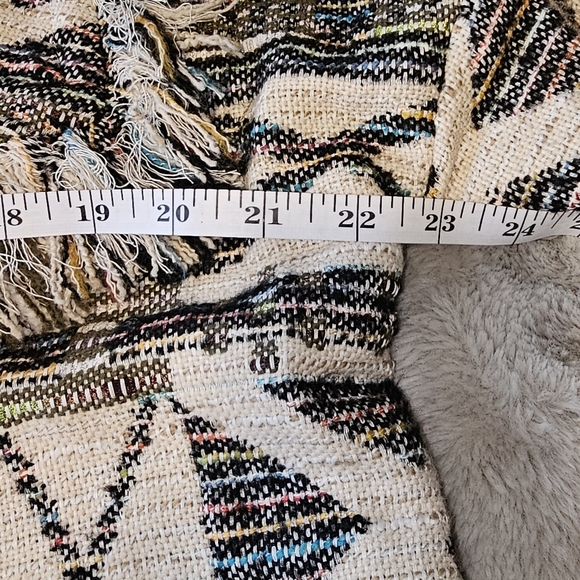 Zara Jacquard Fringe Coatigan (See Measurements for fit.) - Picture 10 of 15